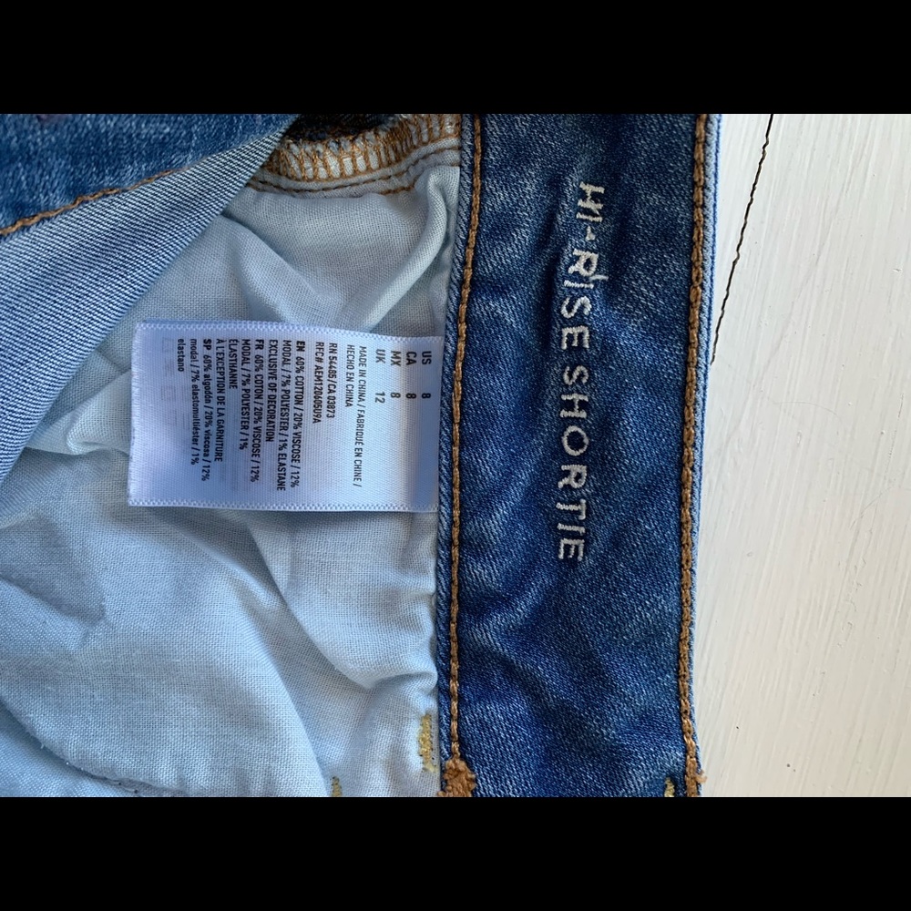 American Eagle high waisted short shorts